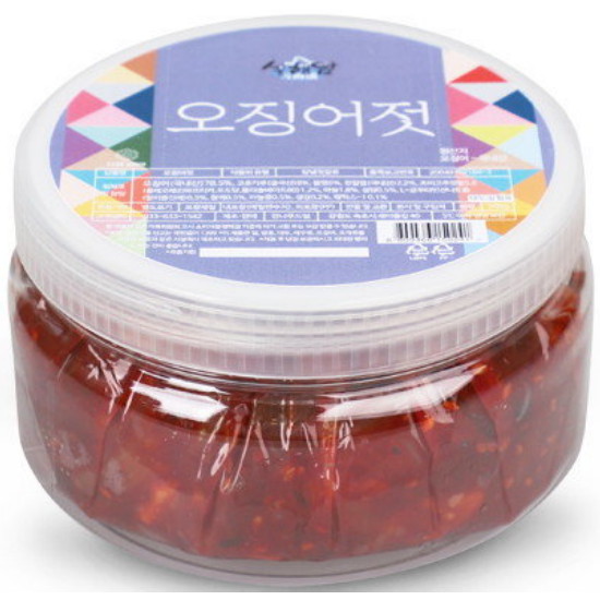 설해담  속초젓갈 오징어젓 500g