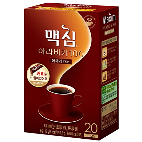 동서식품 맥심 아라비카100 블랙 커피 20개입