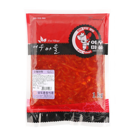 여우마을  오징어젓 1kg
