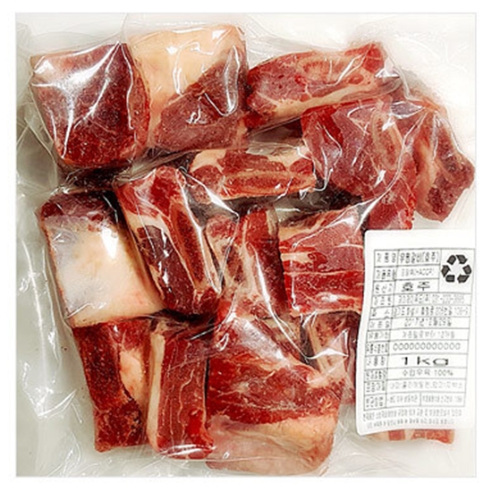 제이제이푸드 호주청정우 LA찜갈비 1kg [3개] - 에누리 가격비교