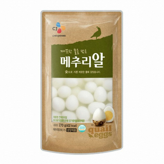 CJ제일제당  깐메추리알 270g