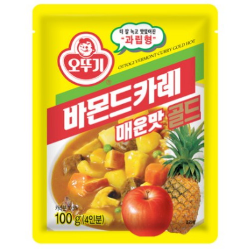 오뚜기  바몬드 카레 매운맛 골드 100g
