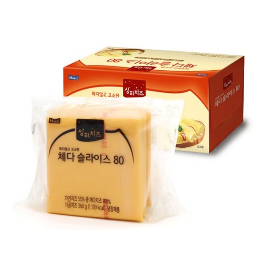 상하치즈  체다 슬라이스 80매 1.44kg