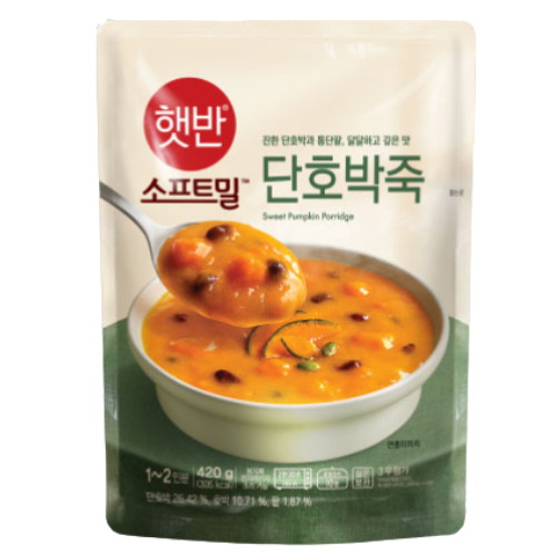CJ제일제당  소프트밀 단호박죽 420g