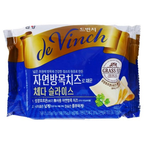 남양유업 드빈치 자연 방목 치즈 15매입 255g