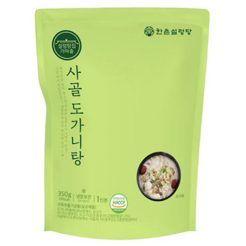 이연에프엔씨 한촌설렁탕 사골 도가니탕 350g