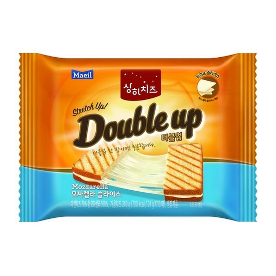 상하치즈  더블업 모짜렐라 슬라이스 10매입 240g