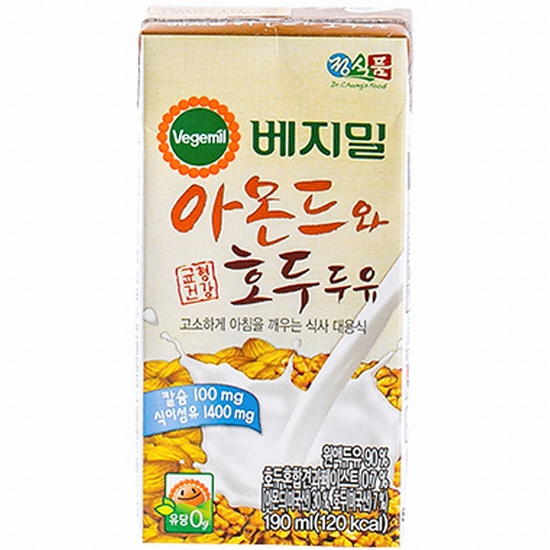 정식품 베지밀 아몬드와 호두두유 190ml