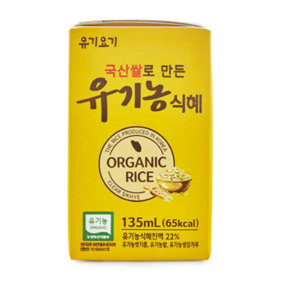 유기요기 국산쌀로 만든 유기농 식혜 135ml