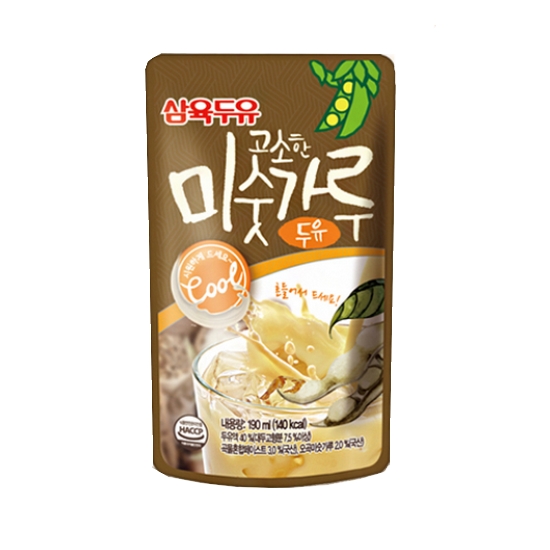 삼육식품  삼육두유 고소한 미숫가루 두유 190ml (파우치)