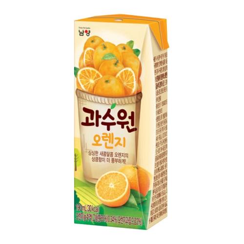 남양유업 과수원 오렌지 190ml