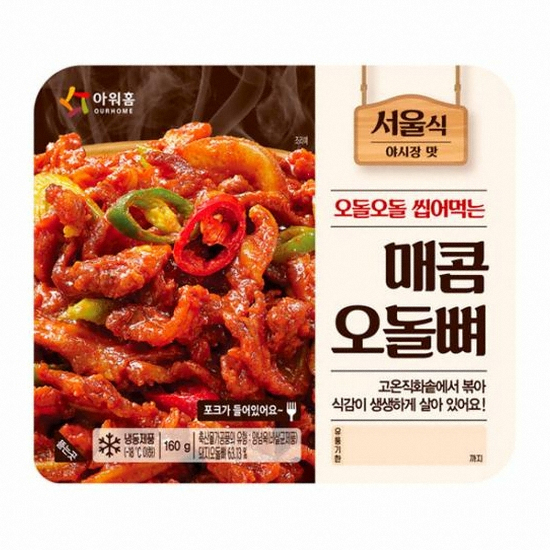 아워홈  매콤 오돌뼈 160g