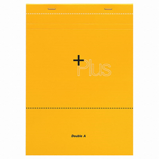 더블에이  플러스 노트패드 A4 옐로우