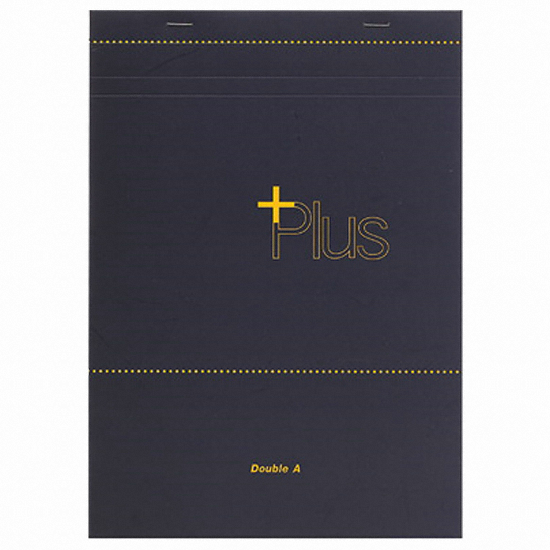 더블에이  플러스 노트패드 A4 네이비