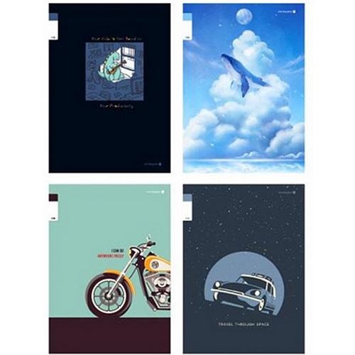 모닝글로리  1000 3-6 초등 노트 무제 I2 25줄