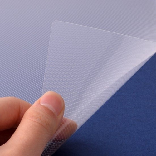 현대오피스  PP 비닐커버 A4 0.5mm 사선 투명