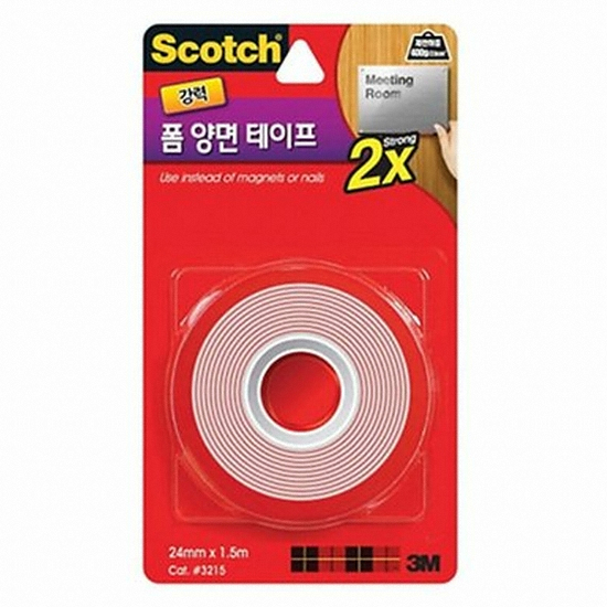 3M 스카치 3215 강력 폼 양면테이프 24mm x 1.5m