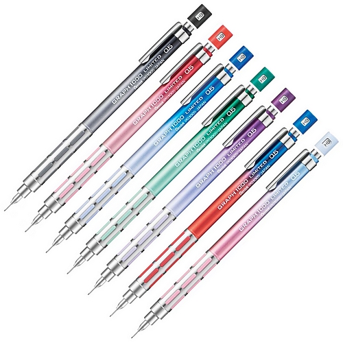 펜텔  그래프 1000 그라데이션 리미티드7 PG1005L7 샤프 0.5mm