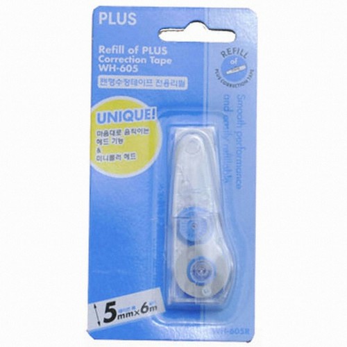 플러스  화이퍼 MR WH-605R 수정테이프 리필