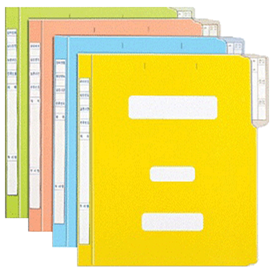 칼라 정부화일 A4 10개