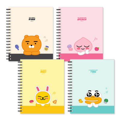 아이콘스 카카오프렌즈 A5 스프링 인덱스 노트