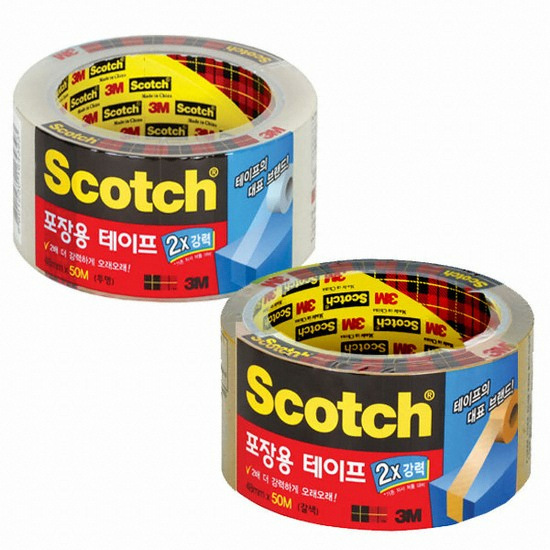 3M 스카치 3615R 강력 포장용 테이프 48mm x 50m