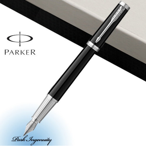 파카  인제뉴어티 락카 블랙 만년필 CT