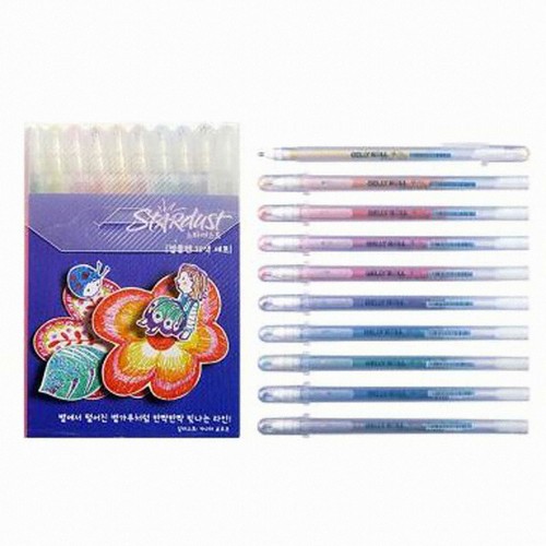 사쿠라  겔리롤 스타더스트 볼펜 세트