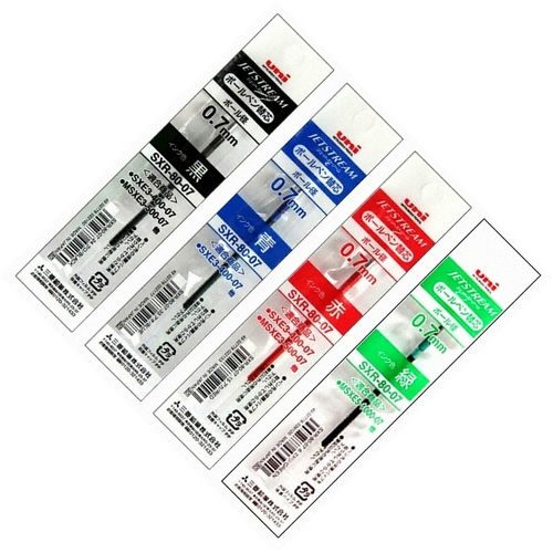 미쓰비시  유니 제트스트림 SXR 80 07 멀티펜 리필심 0.7mm