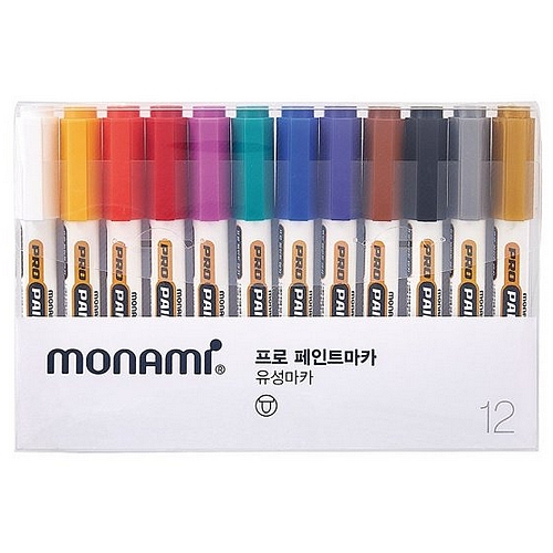모나미  마커스 프로 페인트마카 세트