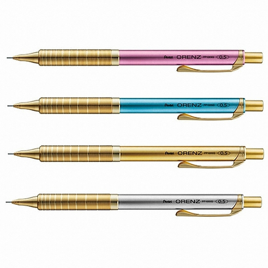 펜텔  오렌즈 메탈그립 골드에디션 한정판 XPP1005GL 샤프 0.5mm
