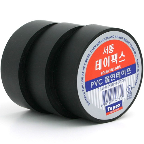 테이팩스  서통 PVC 절연테이프 19mm