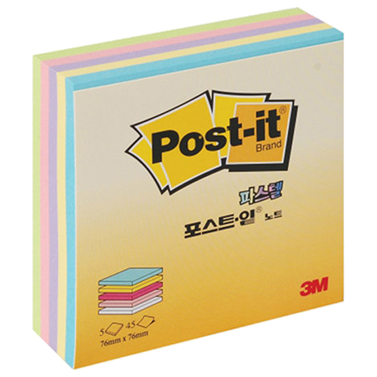 3M  포스트잇 큐브노트 파스텔큐브 CT-33