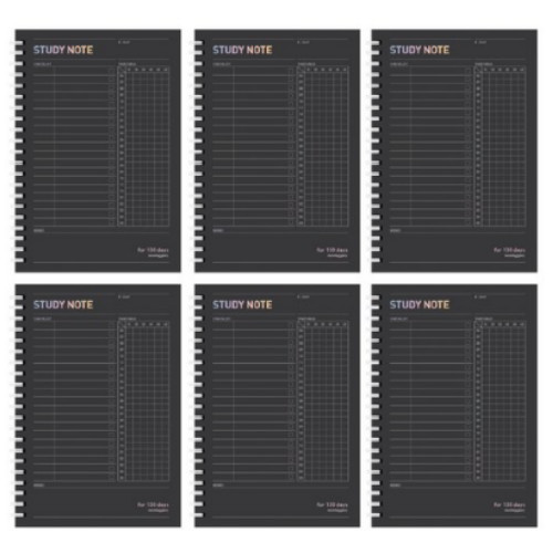 모닝글로리  12000 10분 스터디노트 한달