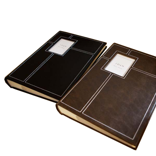 (주)엠  3단 통가죽 앨범