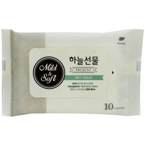 샤인 하늘선물 물티슈 리필형 10매