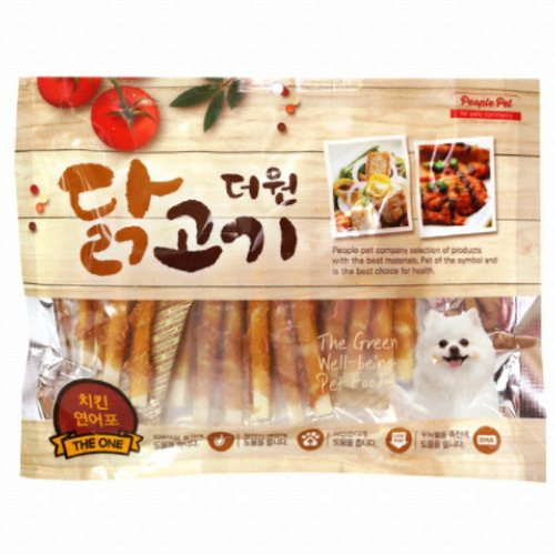 피플펫 더원 닭고기 치킨연어포 300g