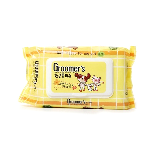그루머스 항균 물티슈 리필형 80매