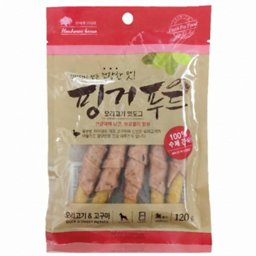 씨앤케이 핑거푸드 오리고기 핫도그 120g