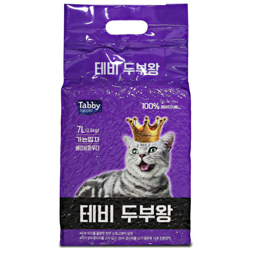 테비토퍼 두부왕 가는입자 베이비파우더향 2.5kg