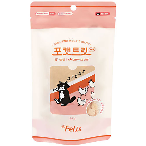 닥터펠리스 포캣트릿 닭가슴살 25g