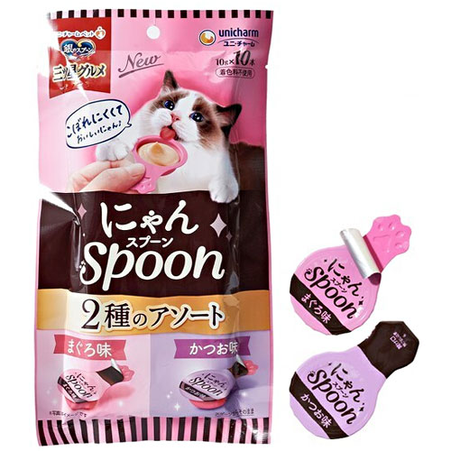 긴노스푼 냥스푼 참치&가다랑어포 10개입 100g