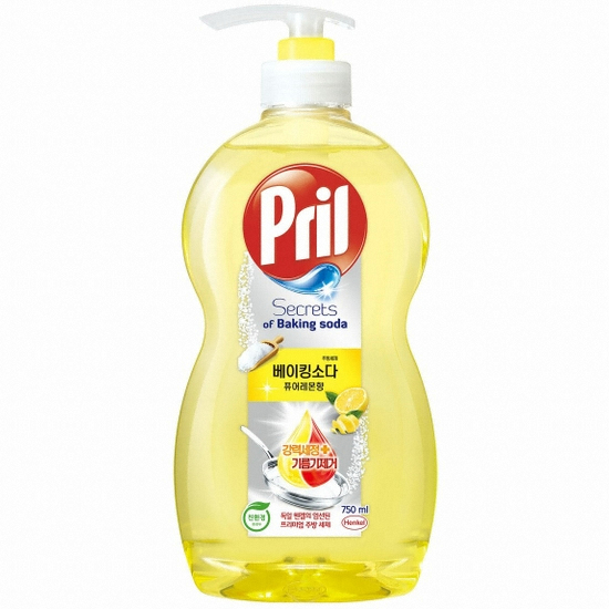 프릴 베이킹소다 주방세제 퓨어레몬 750ml