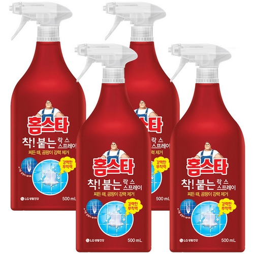 홈스타 착! 붙는 락스 스프레이 500ml