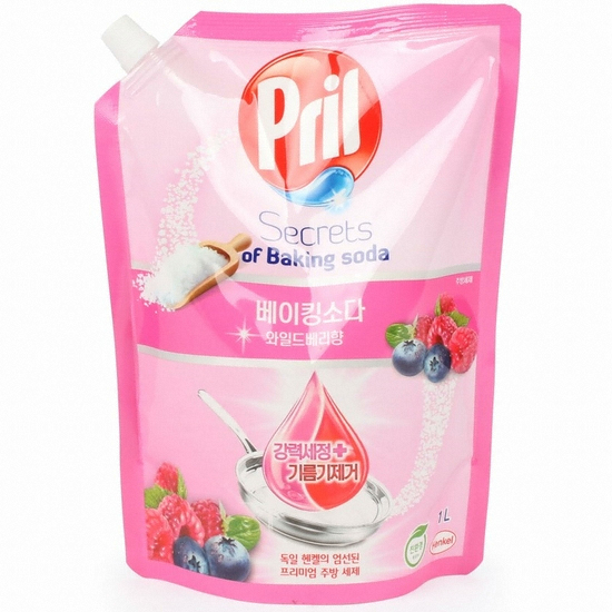 프릴 베이킹소다 주방세제 와일드베리 리필 1L