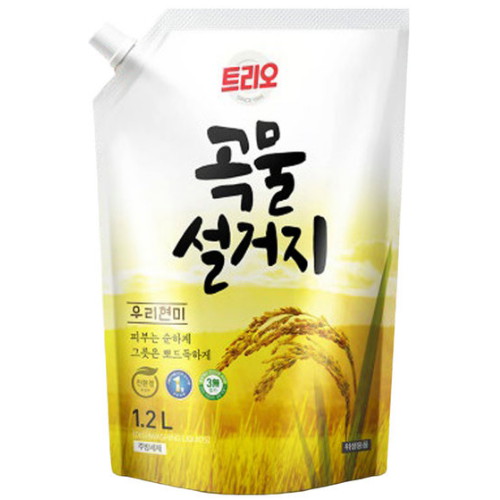 트리오 곡물 설거지 우리현미 1.2L