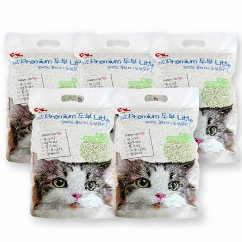 씨엔엘라이프 프리미엄 고양이 두부모래 녹차향 2.7kg[5개] - 에누리 가격비교