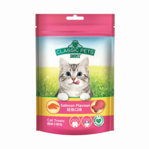 오션 컴페니언 클래식 캣 트리츠 연어 80g