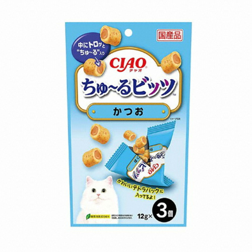 이나바펫푸드 CIAO(챠오) 츄르비츠 가다랑어 CS-173 3개입 36g[1개] - 에누리 가격비교