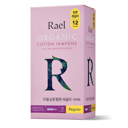 라엘 순면 탐폰 레귤러 12개